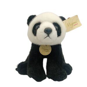 New NWT Miyoni by Aurora Panda Bear Stuffed Animal Toy Plushie Eco Friendly 7.5"